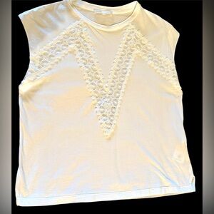 Maje lace & cotton top M-L